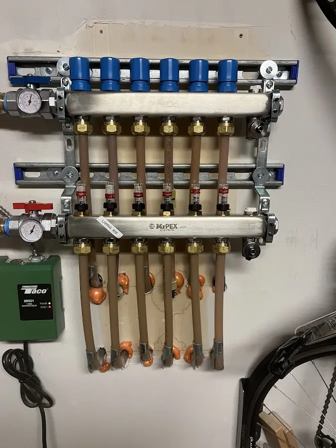 Plumber performing Leak Detection at a residential property in Big Lake